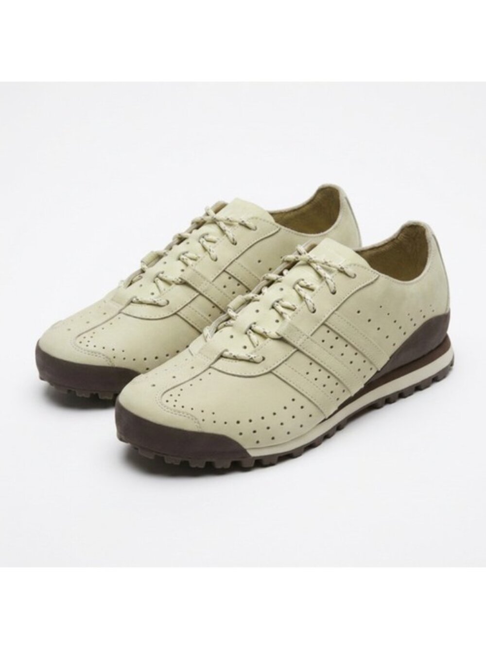 Adidas Daroga Khaki Brown Leather Light Hiking Trail Shoes  Women's US 10